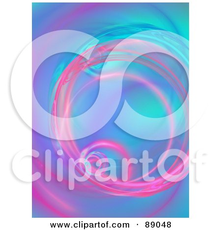 Royalty-Free (RF) Clipart Illustration of an Abstract Fractal Background - 44 by Arena Creative