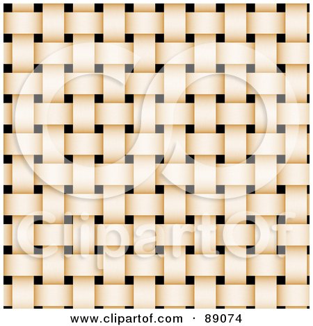 Royalty-Free (RF) Clipart Illustration of a Loose Basket Weave Texture by Arena Creative