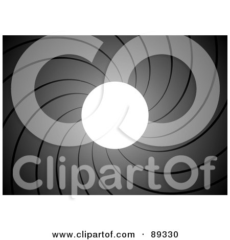 Royalty-Free (RF) Clipart Illustration of an Interior View Of A Gun Barrel by michaeltravers