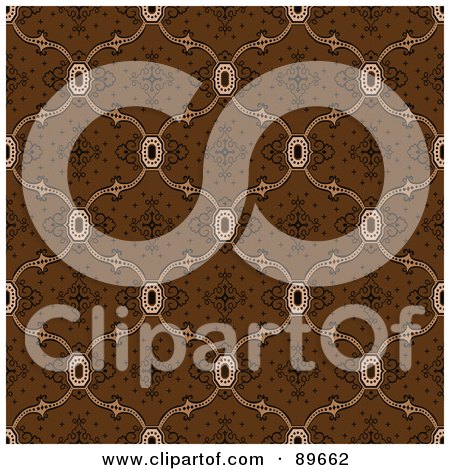 Royalty-Free (RF) Clipart Illustration of a Seamless Pattern Background - Version 16 by BestVector