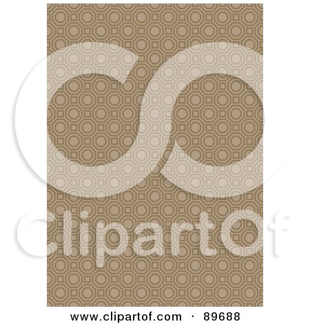 Royalty-Free (RF) Clipart Illustration of a Seamless Octagon Pattern Background by BestVector