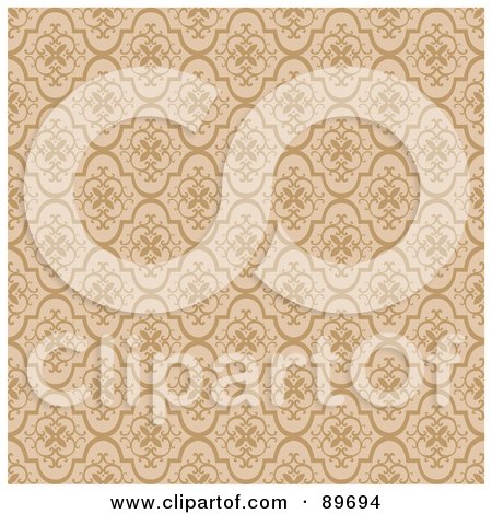 Royalty-Free (RF) Clipart Illustration of a Seamless Pattern Background - Version 15 by BestVector