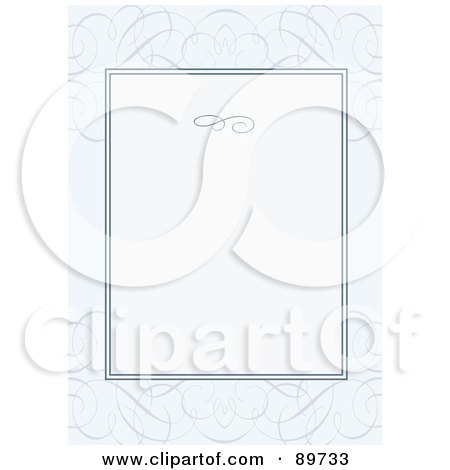 Royalty-Free (RF) Clipart Illustration of an Invitation Border And Frame With Copyspace - Version 28 by BestVector