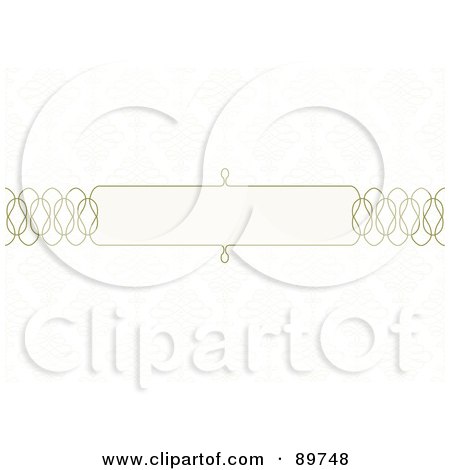 Royalty-Free (RF) Clipart Illustration of an Invitation Border And Frame With Copyspace - Version 26 by BestVector