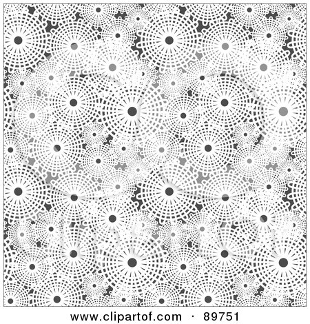 Royalty-Free (RF) Clipart Illustration of a Seamless Circle Pattern Background - Version 10 by BestVector