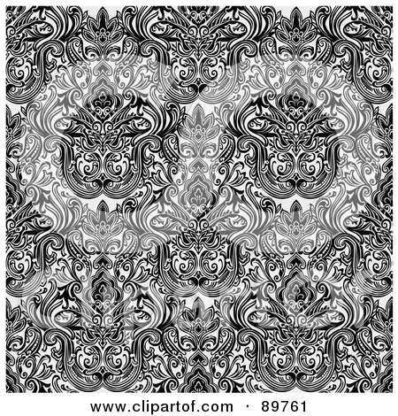 Royalty-Free (RF) Clipart Illustration of a Seamless Crest Pattern Background - Version 6 by BestVector