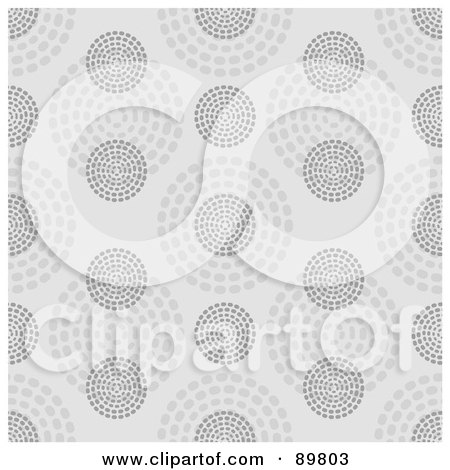 Royalty-Free (RF) Clipart Illustration of a Seamless Circle Pattern Background - Version 9 by BestVector