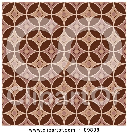 Royalty-Free (RF) Clipart Illustration of a Seamless Diamond Pattern Background - Version 3 by BestVector