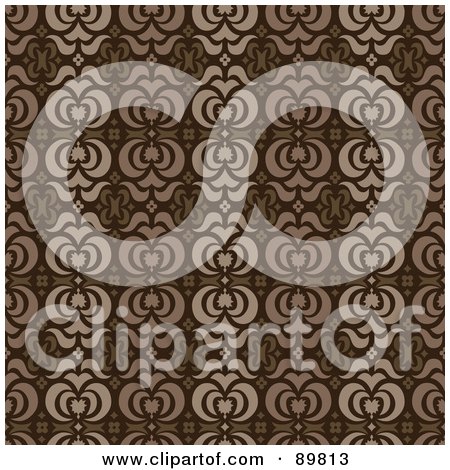 Royalty-Free (RF) Clipart Illustration of a Seamless Pattern Background - Version 9 by BestVector