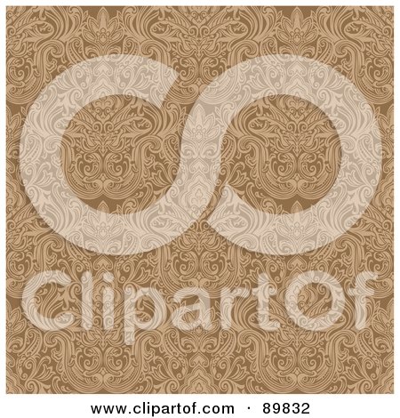 Royalty-Free (RF) Clipart Illustration of a Seamless Crest Pattern Background - Version 5 by BestVector