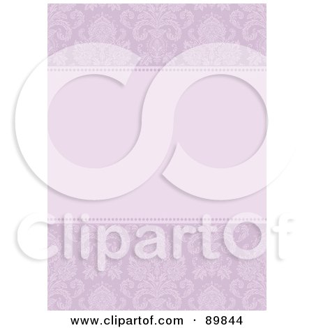 Royalty-Free (RF) Clipart Illustration of an Invitation Border And Frame With Copyspace - Version 11 by BestVector