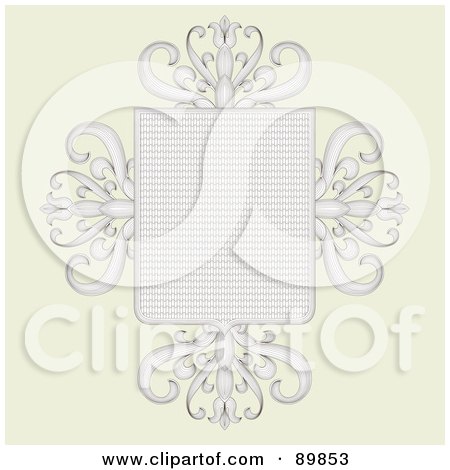 Royalty-Free (RF) Clipart Illustration of an Invitation Border And Frame With Copyspace - Version 9 by BestVector