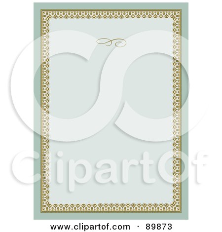 Royalty-Free (RF) Clipart Illustration of an Invitation Border And Frame With Copyspace - Version 3 by BestVector