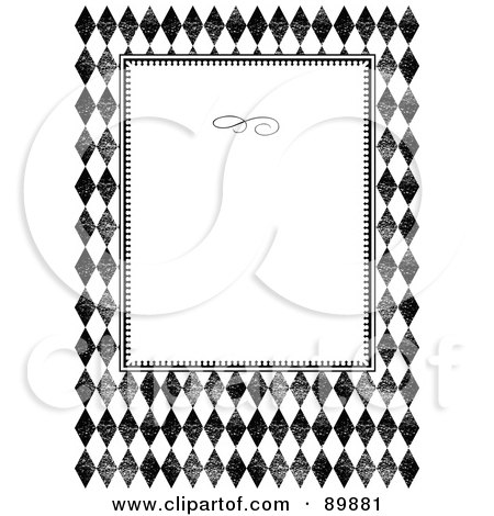 Royalty-Free (RF) Clipart Illustration of an Invitation Border And Frame With Copyspace - Version 13 by BestVector