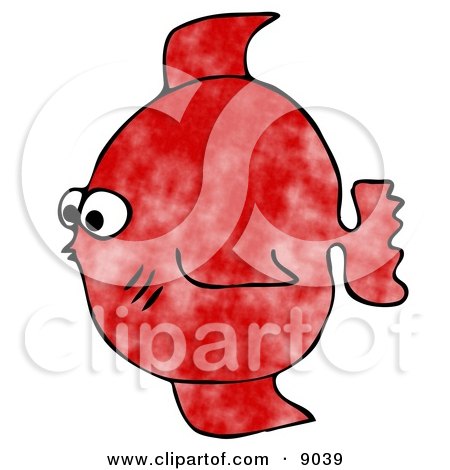 Small Red Saltwater Fish Clipart Illustration by djart