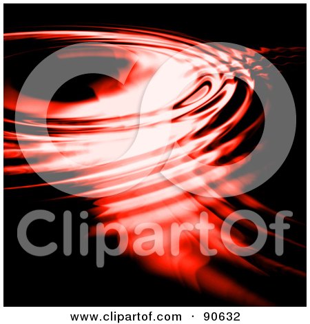 Royalty-Free (RF) Clipart Illustration of a Red Rippling Water Background by Arena Creative