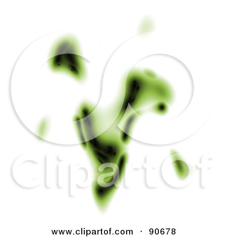 Royalty-Free (RF) Clipart Illustration of a Green Cell Background On White by Arena Creative