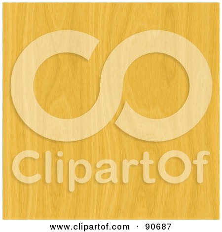 Royalty-Free (RF) Clipart Illustration of  a Light Pine Wood Grain Texture by Arena Creative