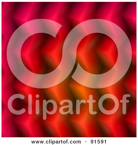 Royalty-Free (RF) Clipart Illustration of a Red 3d Jagged Row Texture Background by Arena Creative