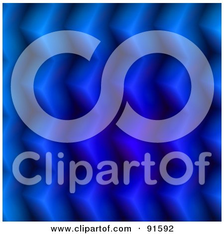 Royalty-Free (RF) Clipart Illustration of a Blue 3d Jagged Row Texture Background by Arena Creative
