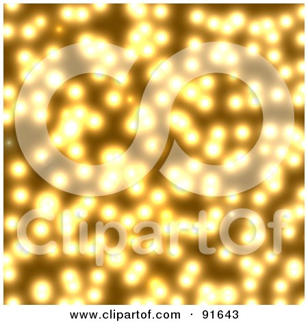 Royalty-Free (RF) Clipart Illustration of a Bright Golden Light Background by Arena Creative