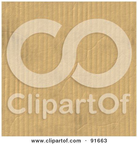 Royalty-Free (RF) Clipart Illustration of a Background Of Corrugated Cardboard by Arena Creative