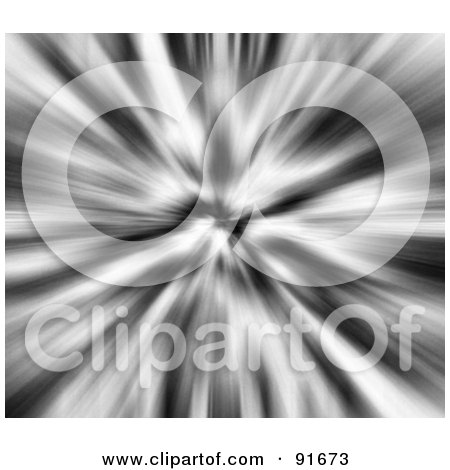Royalty-Free (RF) Clipart Illustration of a Blurry Gray Zoom Vortex by Arena Creative