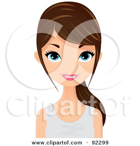 https://images.clipartof.com/small/92299-Royalty-Free-RF-Clipart-Illustration-Of-A-Brunette-Casual-Caucasian-Woman-Smiling.jpg
