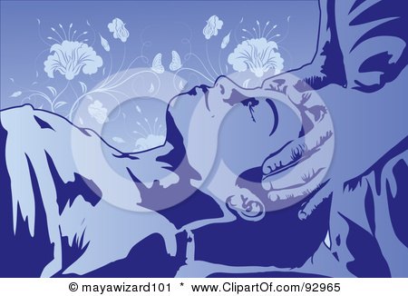 Royalty-Free (RF) Clipart Illustration of a Day Spa Treatment - 7 by mayawizard101