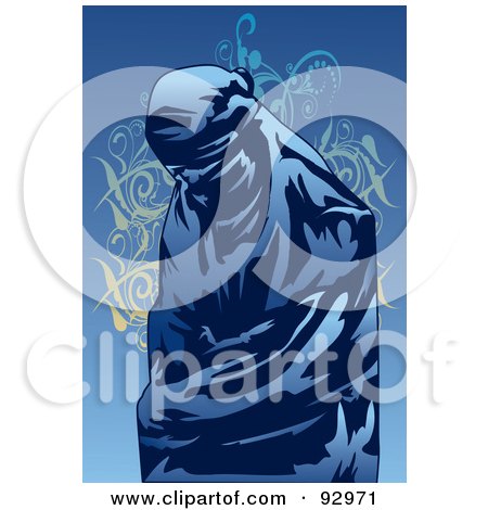 Royalty-Free (RF) Clipart Illustration of a Sasana Woman - 1 by mayawizard101