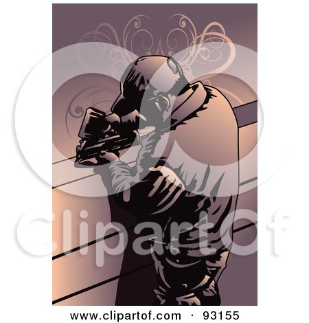 Royalty-Free (RF) Clipart Illustration of a Construction Worker Guy - 3 by mayawizard101