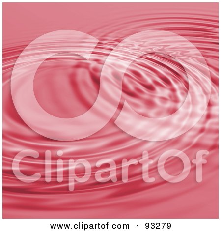 Royalty-Free (RF) Clipart Illustration of a Red Ripply Surface Background by Arena Creative