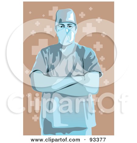 Royalty-Free (RF) Clipart Illustration of a Doctor - 5 by mayawizard101