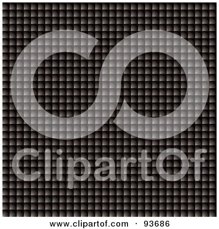 Royalty-Free (RF) Clipart Illustration of a Bevel Carbon Fiber Background by michaeltravers