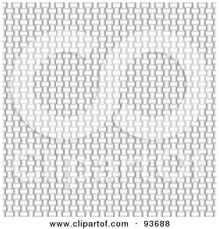 Royalty-Free (RF) Clipart Illustration of a White And Grey Woven Carbon Fiber Background by michaeltravers