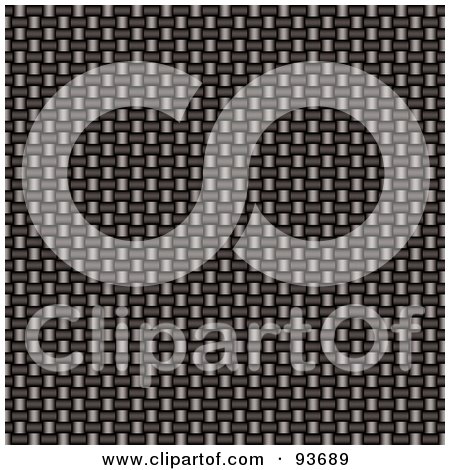 Royalty-Free (RF) Clipart Illustration of a Woven Link Carbon Fiber Background by michaeltravers