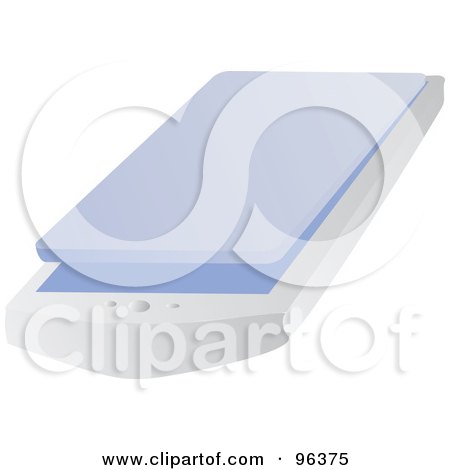Royalty-Free (RF) Clipart Illustration of a Flatbed Computer Scanner by Rasmussen Images