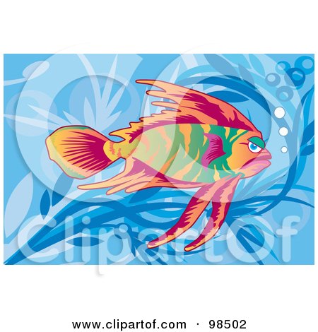 Royalty-Free (RF) Clipart Illustration of a Deep Sea Fish - 2 by mayawizard101