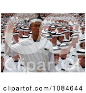 Soldier During Oath Of Compliance Free Stock Photography