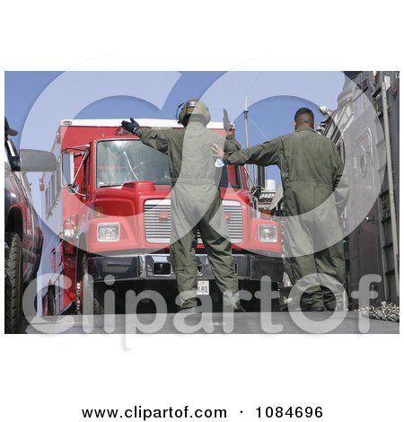 Soldiers Directing a Fire Truck - Free Stock Photography by JVPD