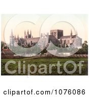 South View Of The Peterborough Cathedral In Peterborough England Royalty Free Stock Photography