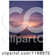 Stock Photo Of A Gold Beach Oregon Sunset In Purple Hues Royalty Free Nature Photography