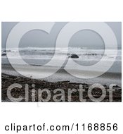 Stock Photo Of A Snow Storm On Gold Beach Oregon Royalty Free Nature Photography