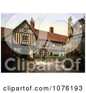 Stock Photo Of Abbot ReginaldS Gateway And The Old Vicarage In Evesham Worcestershire England UK Royalty Free Stock Photography