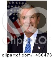 Stock Photo Portrait Of George W Bush