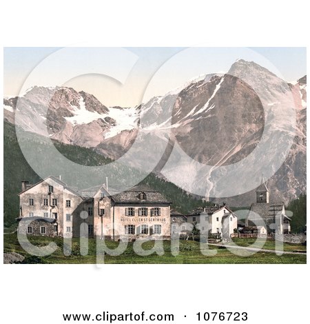 Suldenspitze, St. Gertraud, Sulden, Tyrol, Austria - Royalty Free Stock Photography  by JVPD