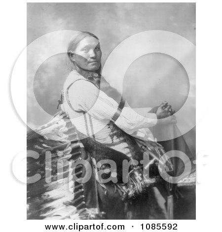 Sun Flower, a Sioux Indian Woman - Royalty Free Historical Stock Photography by JVPD