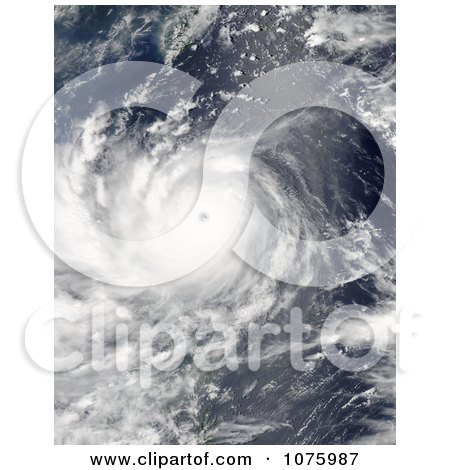 Super Typhoon Nanmadol On August 26th 2011 - Royalty Free Stock Photography  by JVPD