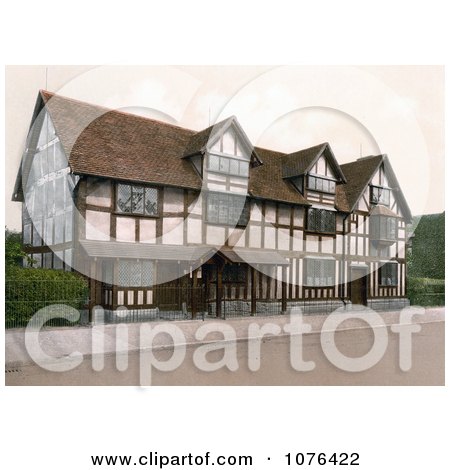 the Birthplace of William Shakespeare in Stratford Warwickshire - Royalty Free Stock Photography  by JVPD
