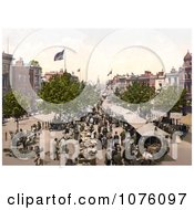 The Busy Market On Market Day In Tannton England Royalty Free Stock Photography